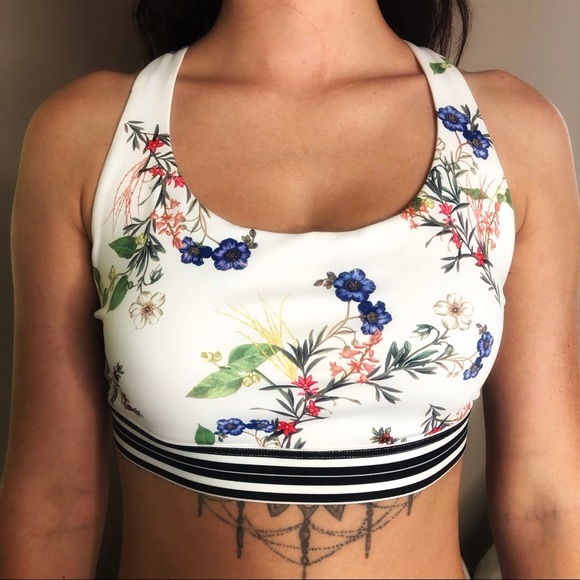 RARE Athleta NWT 2 Piece Floral Top & Leggings - Picture 4 of 6